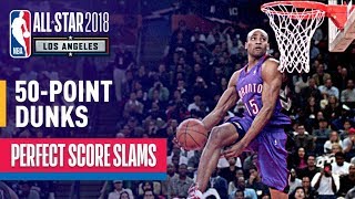 ALL 50Point Dunks In NBA Slam Dunk Contest History [upl. by Anan]