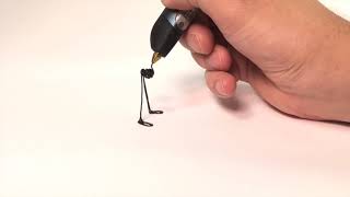 Create 3D Pen for Beginners  Doodling a DOG Simple 3Doodler [upl. by Petra]