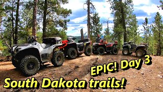 Amazing South Dakota Trails ATV Riding Black Hills Forest [upl. by Ameluz]