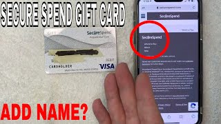 ✅ How Do You Add Your Name To Secure Spend Prepaid Visa Gift Card 🔴 [upl. by Oivat732]