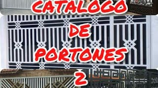 😎CATALOGO DE PORTONES 2 [upl. by Akemrehs]