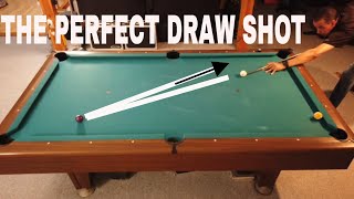 THE PERFECT DRAW SHOT  Step by Step How to Develop or Improve a Great Draw shot Pool Lessons [upl. by Yeldud]