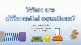 What are differential equations [upl. by Miksen276]