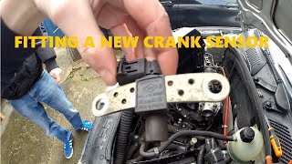 THE CLIO GETS A NEW CRANK SENSOR [upl. by Maria]