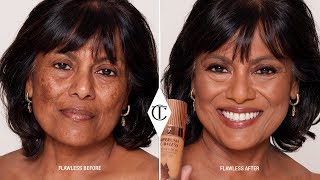 Makeup for Pigmentation How To Cover Hyperpigmentation Using Foundation  Charlotte Tilbury [upl. by Ahseenal494]