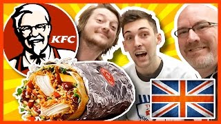 KFC Zinger Burrito amp 3 Legend Box Meal w Paul amp Matt from Wheres My Challenge [upl. by Sink]