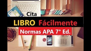 CÓMO CITAR LIBRO FÁCILMENTE SEGÚN NORMAS APA SÉPTIMA EDICIÓN 7ma [upl. by Gnidleif751]