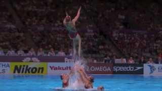 Synchronized Swimming Lift Medley  short version [upl. by Engelhart]