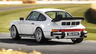 F1powered roadlegal Porsche 930 TAG Turbo by Lanzante 15litre V6 Turbo Sound [upl. by Cade131]