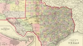 Map of Texas Cities 1856 [upl. by Mikkanen293]