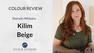 Paint Colour Review Sherwin Williams Kilim Beige SW 6106 [upl. by Mmada534]