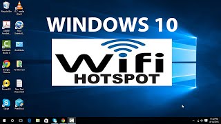 How To Turn Windows 10 Computer Into a WiFi Hotspot [upl. by Glynias]