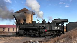 Cumbres and Toltec Fall colors train ride Antonito to Chama NM [upl. by Arimay583]