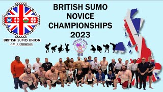 OFFICIAL BRITISH SUMO NOVICE CHAMPIONSHIPS 2023 [upl. by Knobloch]