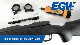 How to Mount an EGW Scope Mount [upl. by Lazaruk]