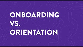 Employee Onboarding vs Employee Orientation [upl. by Sirovaj]