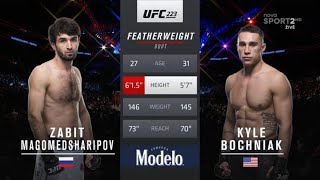 Zabit Magomedsharipov vs Kyle Bochniak [upl. by Oba]