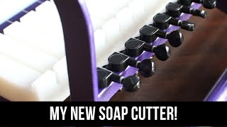 My New Soap Cutter Demo and Tips  Royalty Soaps [upl. by Holtz]