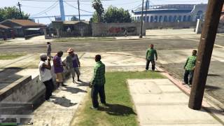 GTA 5 Grove Street Families Bodyguards Mod [upl. by Eric]