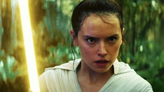 Rey Using A Yellow Lightsaber The Rise Of Skywalker [upl. by Rora]