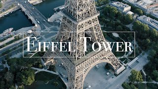 Eiffel Tower Drone 4k [upl. by Tulley61]