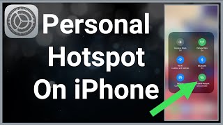 How To Set Up Personal Hotspot On iPhone 12 [upl. by Pettiford]