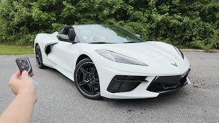 2021 Chevrolet Corvette Stingray Convertible 2LT C8 Start Up Exhaust Test Drive and Review [upl. by Mathew]