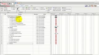ProjectLibre Tutorial Básico 01 [upl. by Adnilem]