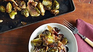 Inas Balsamic Brussels Sprouts  Food Network [upl. by Assi]