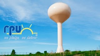 RPU St Bridgets Water Tower Construction Time Lapse [upl. by Inattirb]