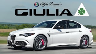 The 2020 Alfa Romeo Giulia Quadrifoglio is the COOLEST Sport Sedan [upl. by Lednek]