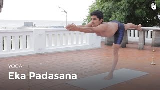 Learn the different yoga poses Eka padasana [upl. by Kciredorb]