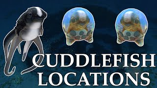 Where To Find ALL 5 CUDDLEFISH EGGS in Subnautica  Cuddlefish Eggs Locations  Subnautica Tutorial [upl. by Nolyaj]