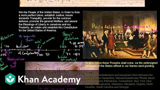 Birth of the US Constitution  US History  Khan Academy [upl. by Lynnett663]