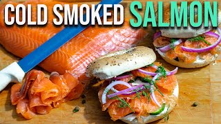 How to make COLD SMOKED SALMON EASY [upl. by Kunkle642]