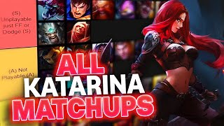 I RANKED EVERY KATARINA SKIN TIER LIST [upl. by Zerep]