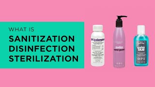 What is Sanitization Sterilization and Disinfection [upl. by Aihseuqram911]