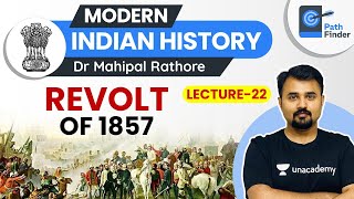 L22 Revolt of 1857  Causes  Events l Modern Indian History  UPSC CSE 2021 l Dr Mahipal Rathore [upl. by Edas945]