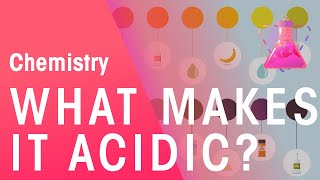 What Makes Something Acidic  Acids Bases amp Alkalis  Chemistry  FuseSchool [upl. by Eleanor]