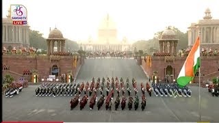 The Beating Retreat ceremony 2022 [upl. by Rokach494]