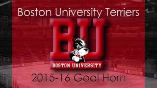 Boston University Terriers 201516 Goal Horn [upl. by Melantha377]