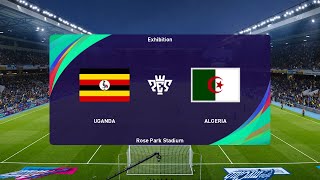 Uganda vs Algeria 10062024 World Cup Qualification CAF PES 2021 [upl. by Ahsam]