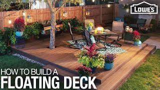 How to Build a Floating Deck [upl. by Jenkins]