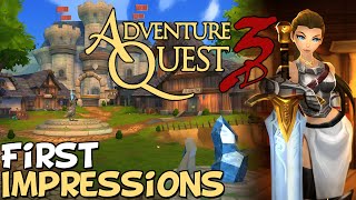 Adventure Quest 3D First Impressions quotIs It Worth Playingquot AQ3D [upl. by Brackely708]