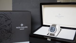 4K Review Patek Philippe Nautilus 57121A Unboxing [upl. by Agiaf465]