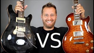 LES PAUL vs PRS CUSTOM 24  Guitar Tone Comparison [upl. by Caves]