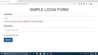 jQuery Form Validation Tutorial  Jquery Textbox Validation in Hindi without Plugin [upl. by Rosalee786]