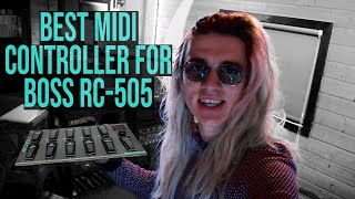 How to setup External MIDI Controllers BOSS RC505  Tutorial [upl. by Elkraps217]