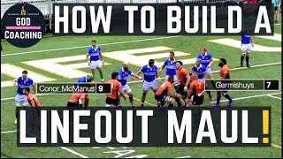 How to Build a Lineout Maul  71 amp 41 Formations  Rugby Analysis  Toronto v New York 2021 [upl. by Pantia650]