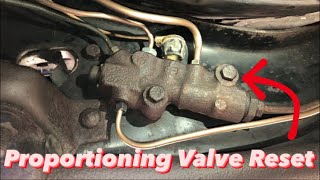 GM Proportioning Valve Reset [upl. by Nolham568]